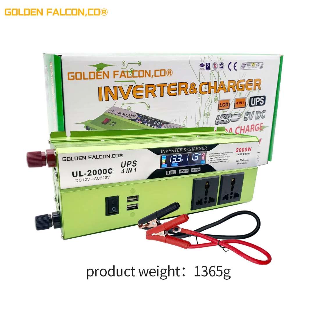 Golden Falcon UL-2000C 4-in-1 IPS UPS Inverter & Charger (2000W)